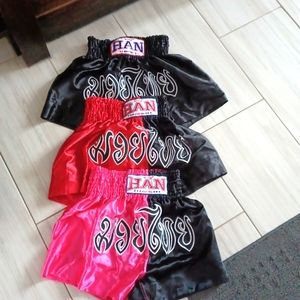 3 pairs Muay Thai shorts